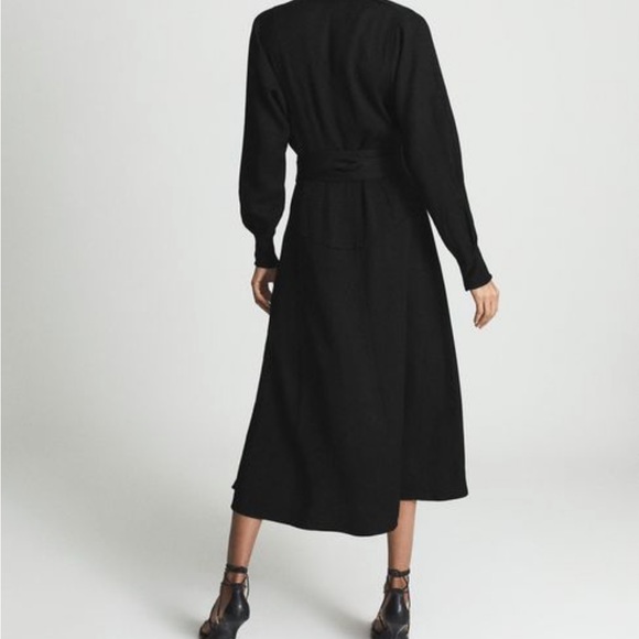 Reiss tailored Darcy print dress cream - Picture 6 of 12